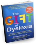 Book Cover, Gift of Dyslexia